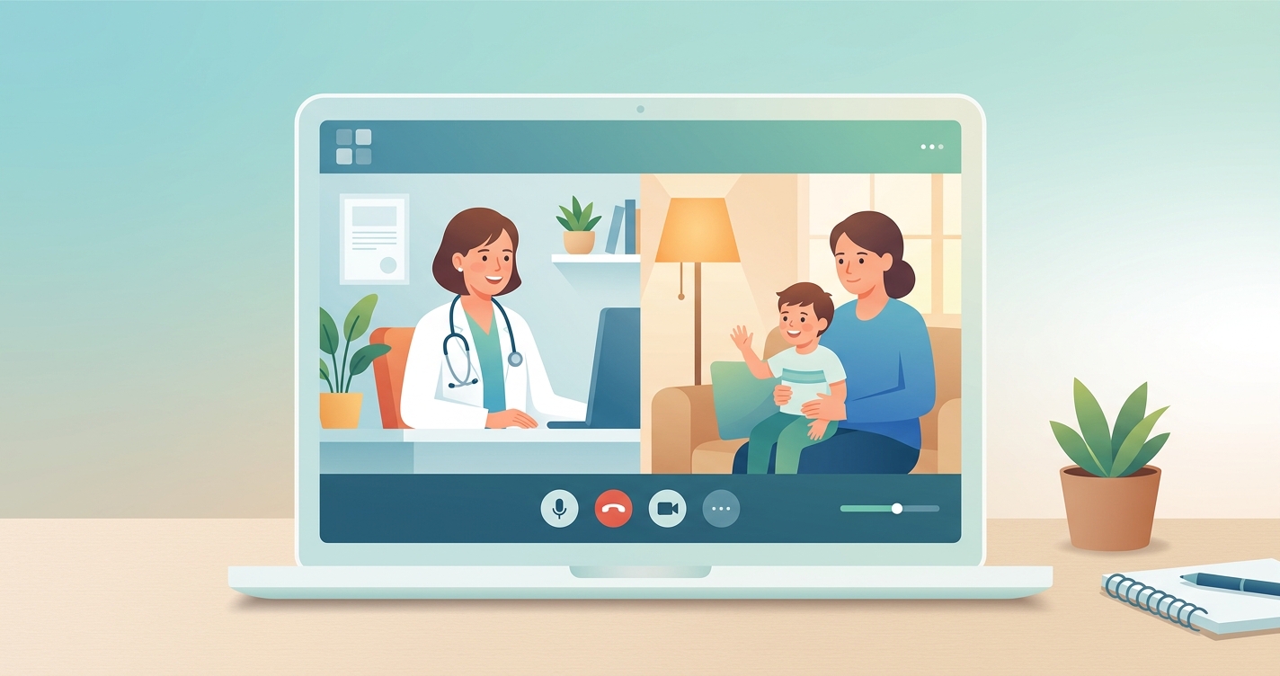 Can my kid's pediatrician check vitals over video when fever strikes at midnight?