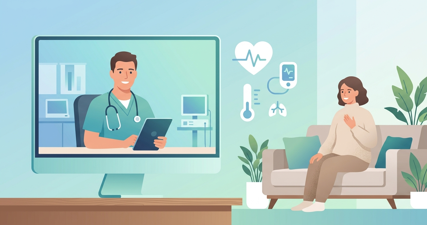 How does my doctor check my vitals during a video appointment?